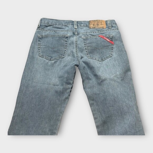 Z. Cavaricci Blue Flare Wide Leg Jeans - Picture 5 of 7